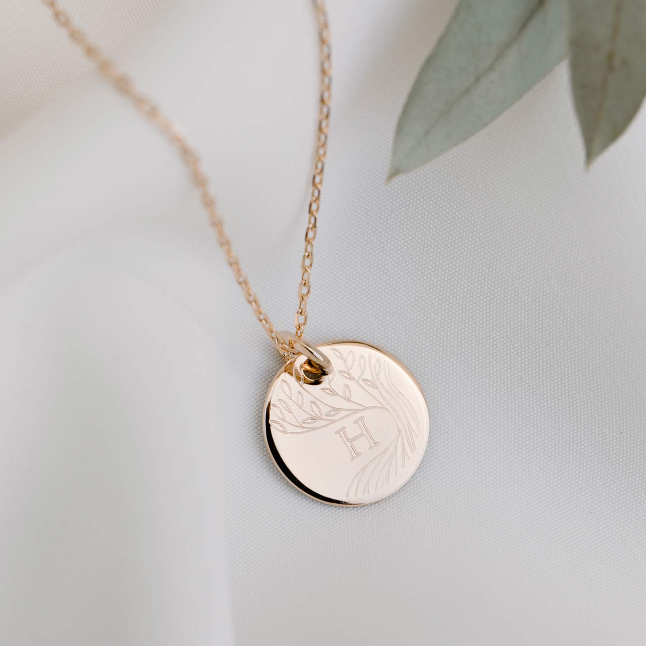 Medalla de bautismo árbol de la vida personalizada