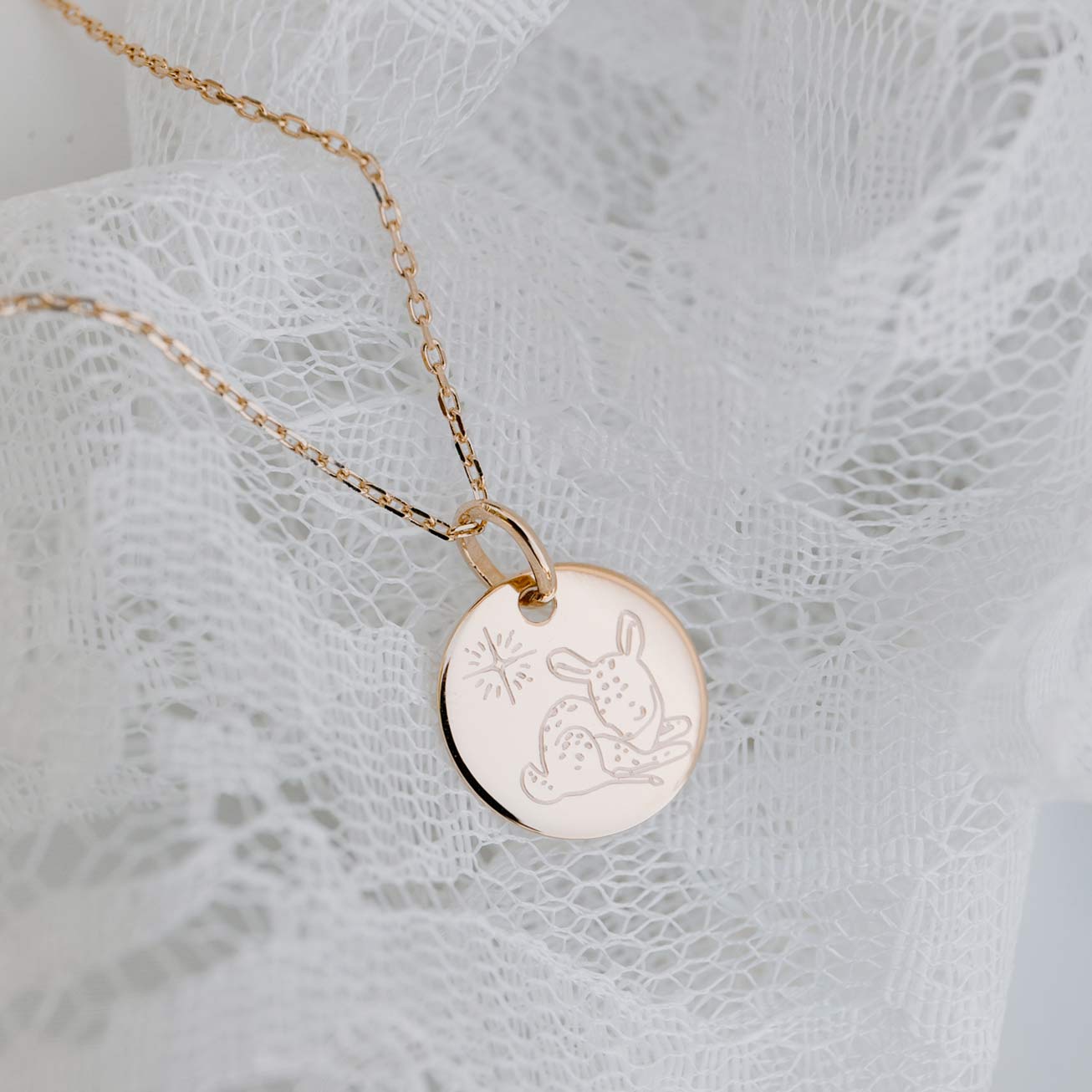 Collar animal Cervato para niño