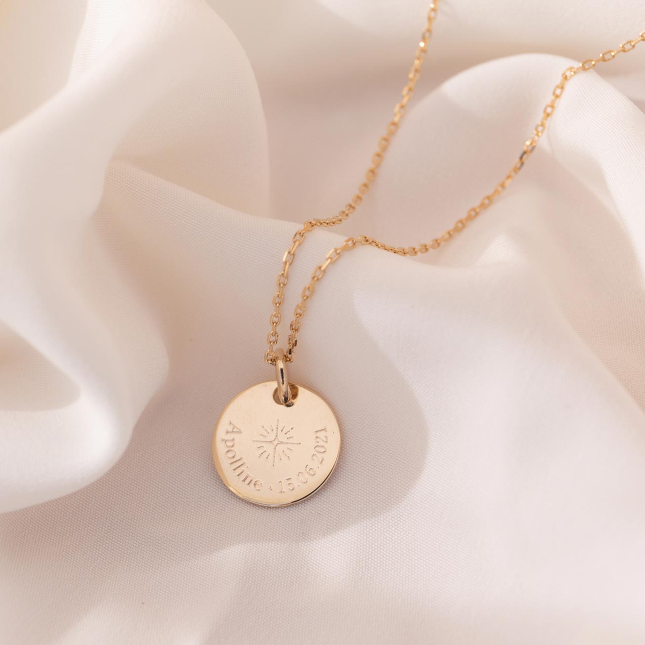 Medalla bautizo <i>Mi estrella de la suerte</i>
