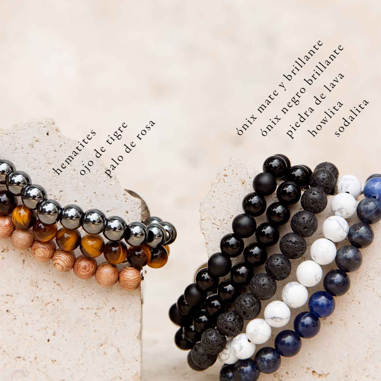 Pulsera Papá personalizada y sus piedras