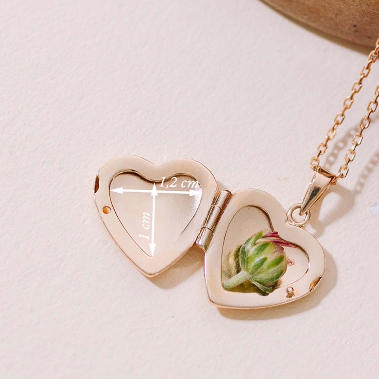 Colgante con foto Corazón personalizado