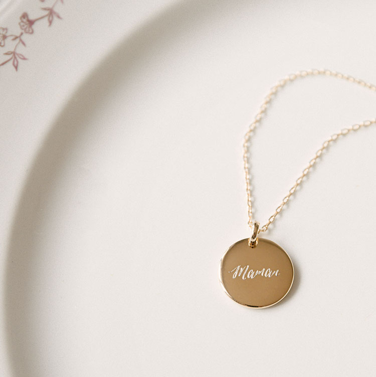 Collar Mamá abombado personalizado