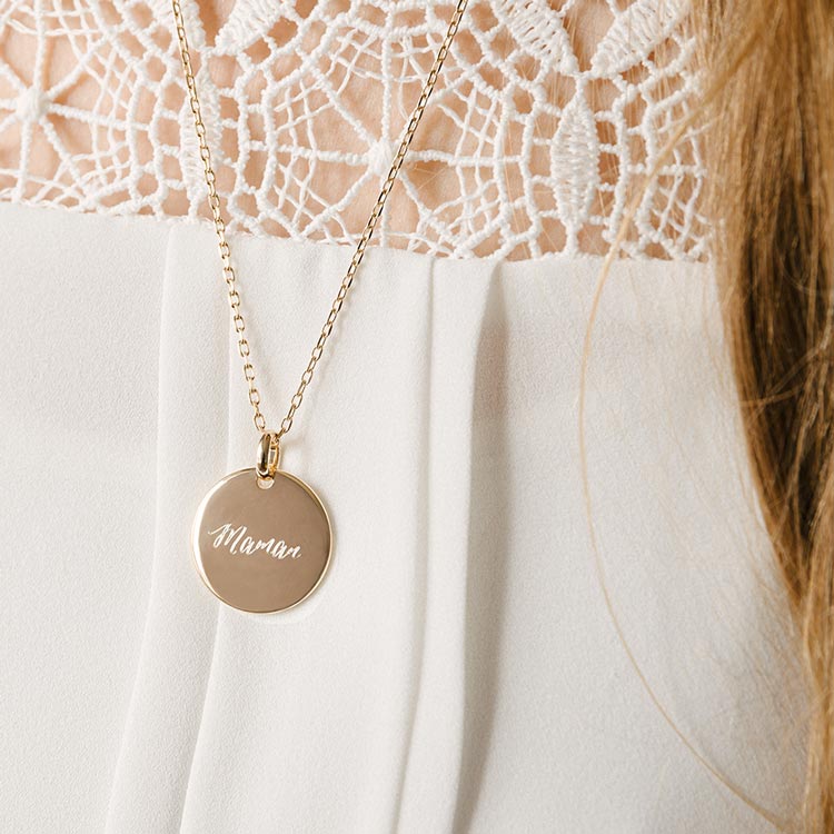 Collar Mamá abombado personalizado