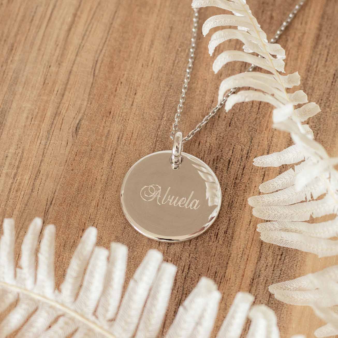 Collar abuela personalizado Plata 925 (ID179 FR)