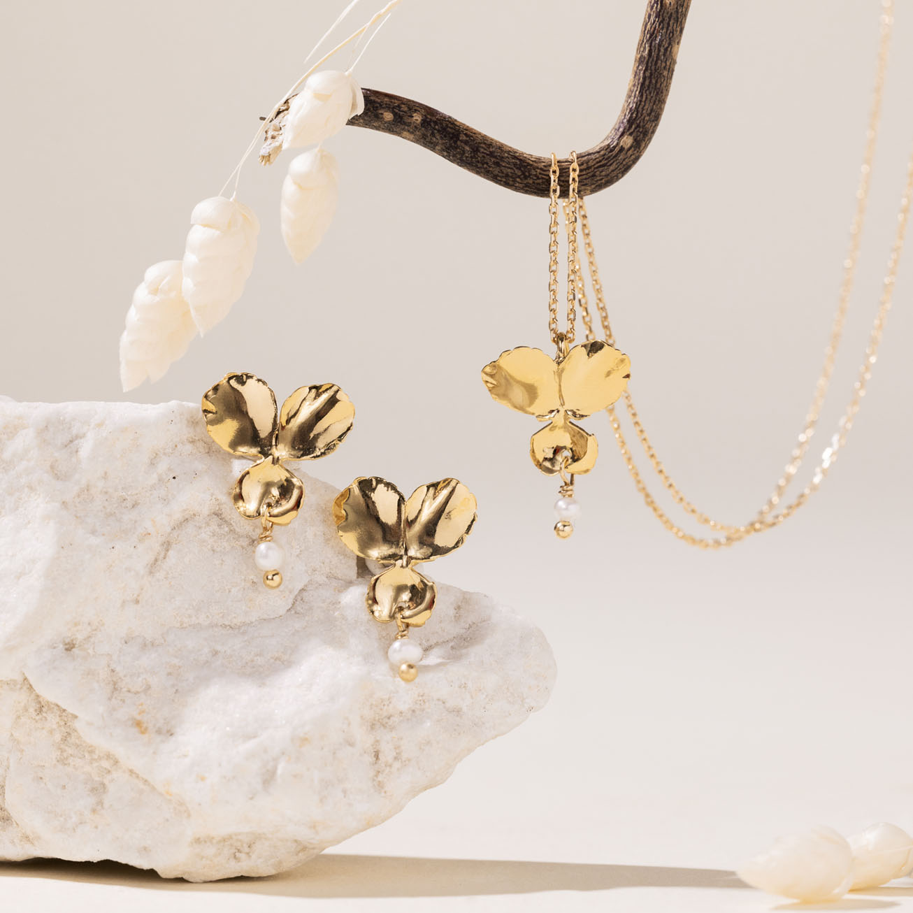 Pendientes piedra nacimiento Perla de nacár