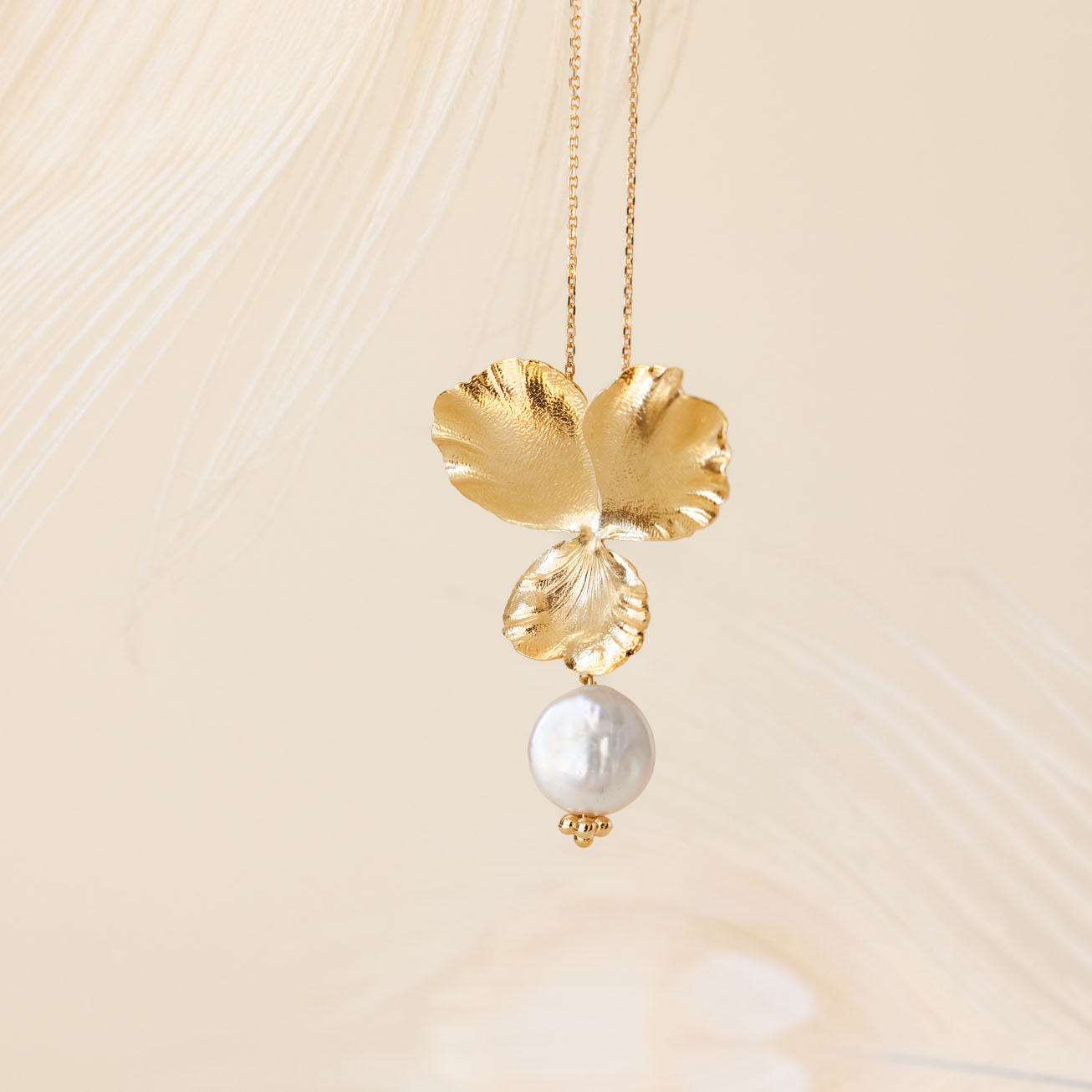 Collar <i>Pensamiento</i> y su Perla de nácar