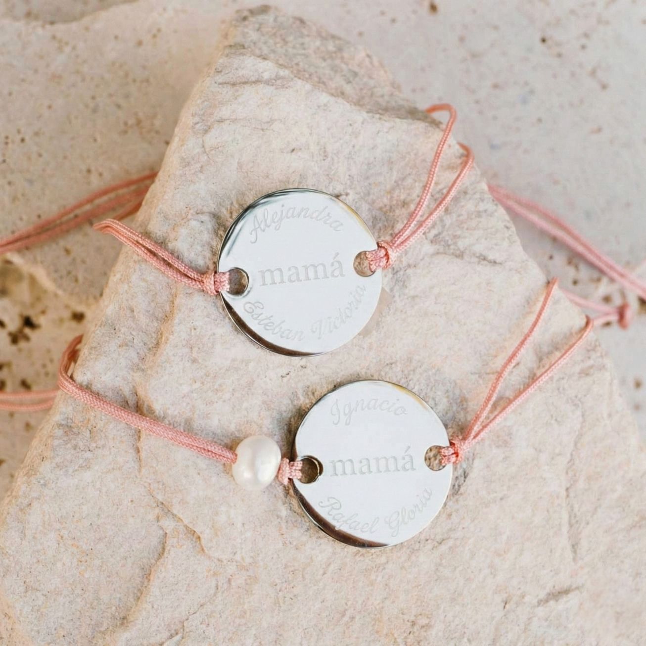 Pulsera Mamá nombres personalizados
