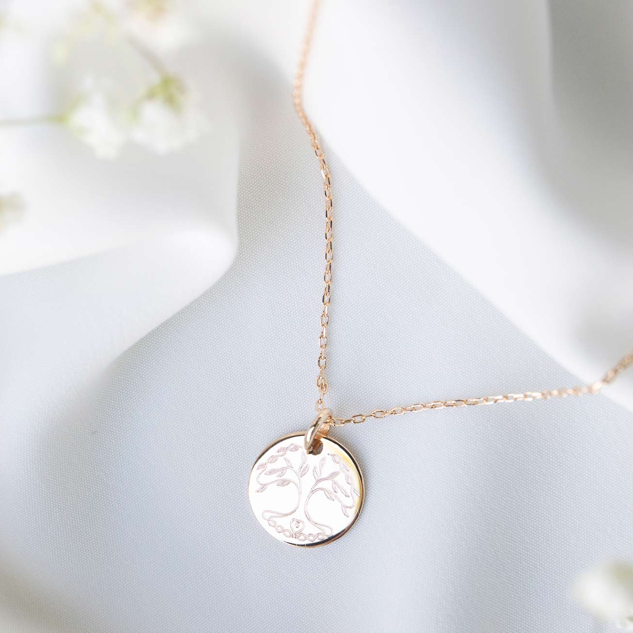 Medalla para niños árbol de la vida personalizada
