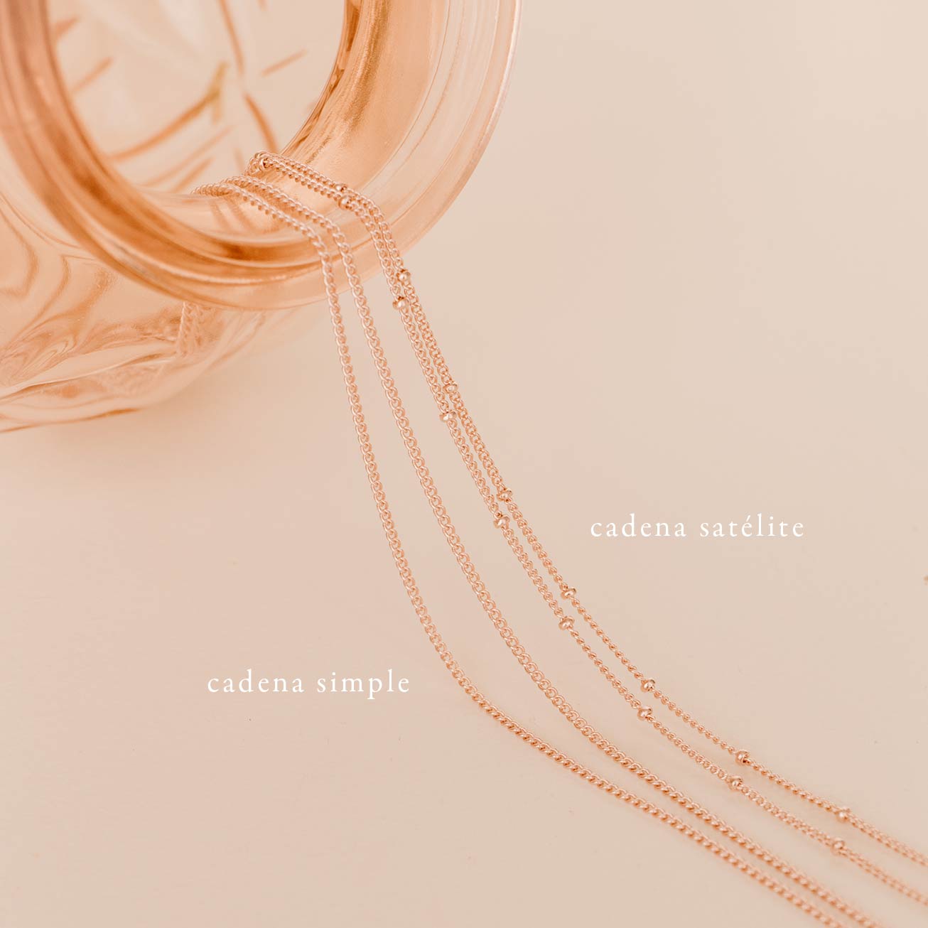 Llamador de ángeles <i>Hera</i> oro rosa