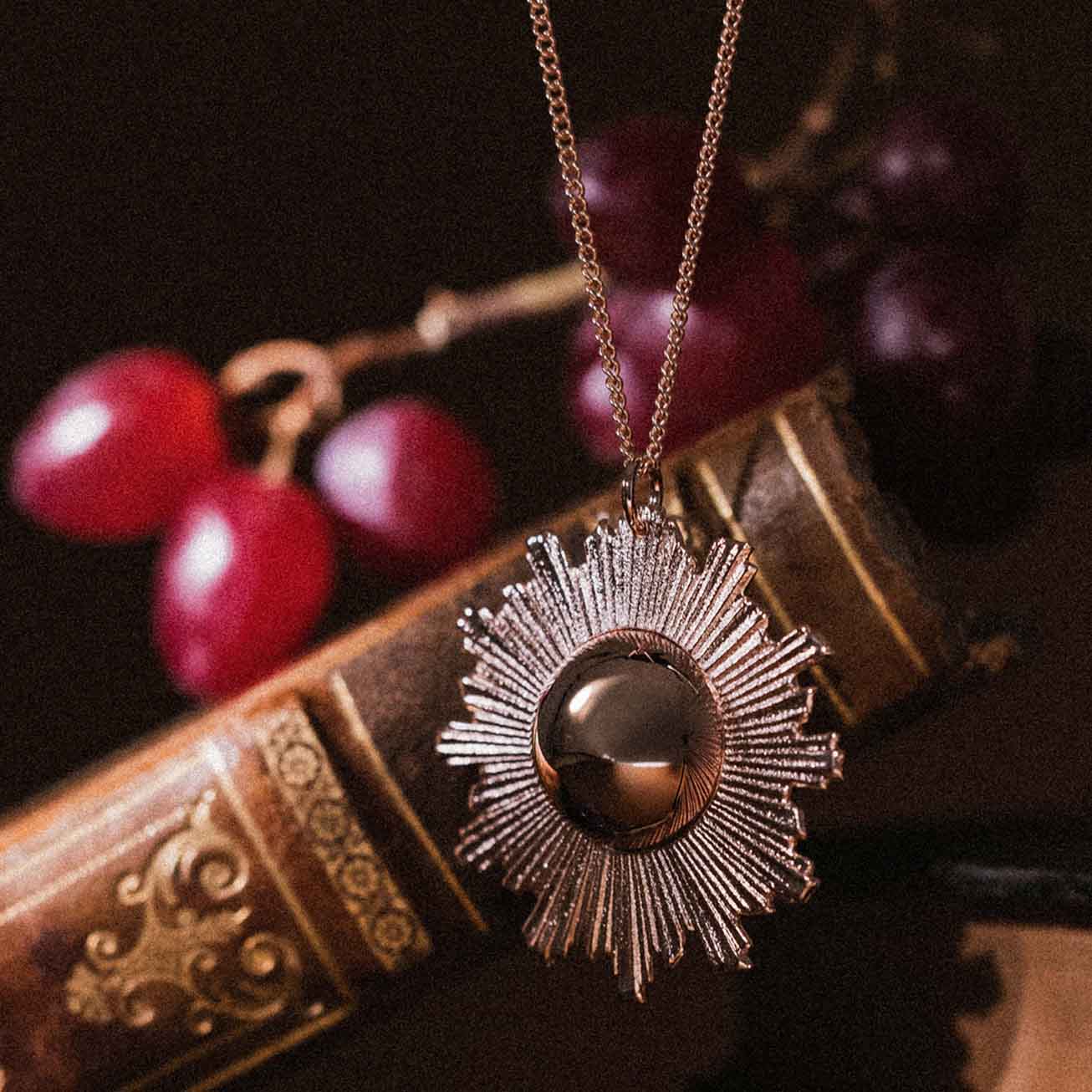 Llamador de ángeles <i>Solina</i> oro rosa