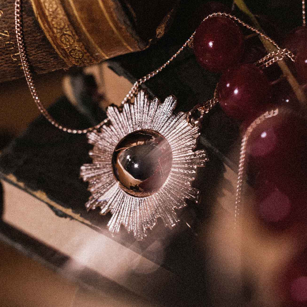 Llamador de ángeles <i>Solina</i> oro rosa