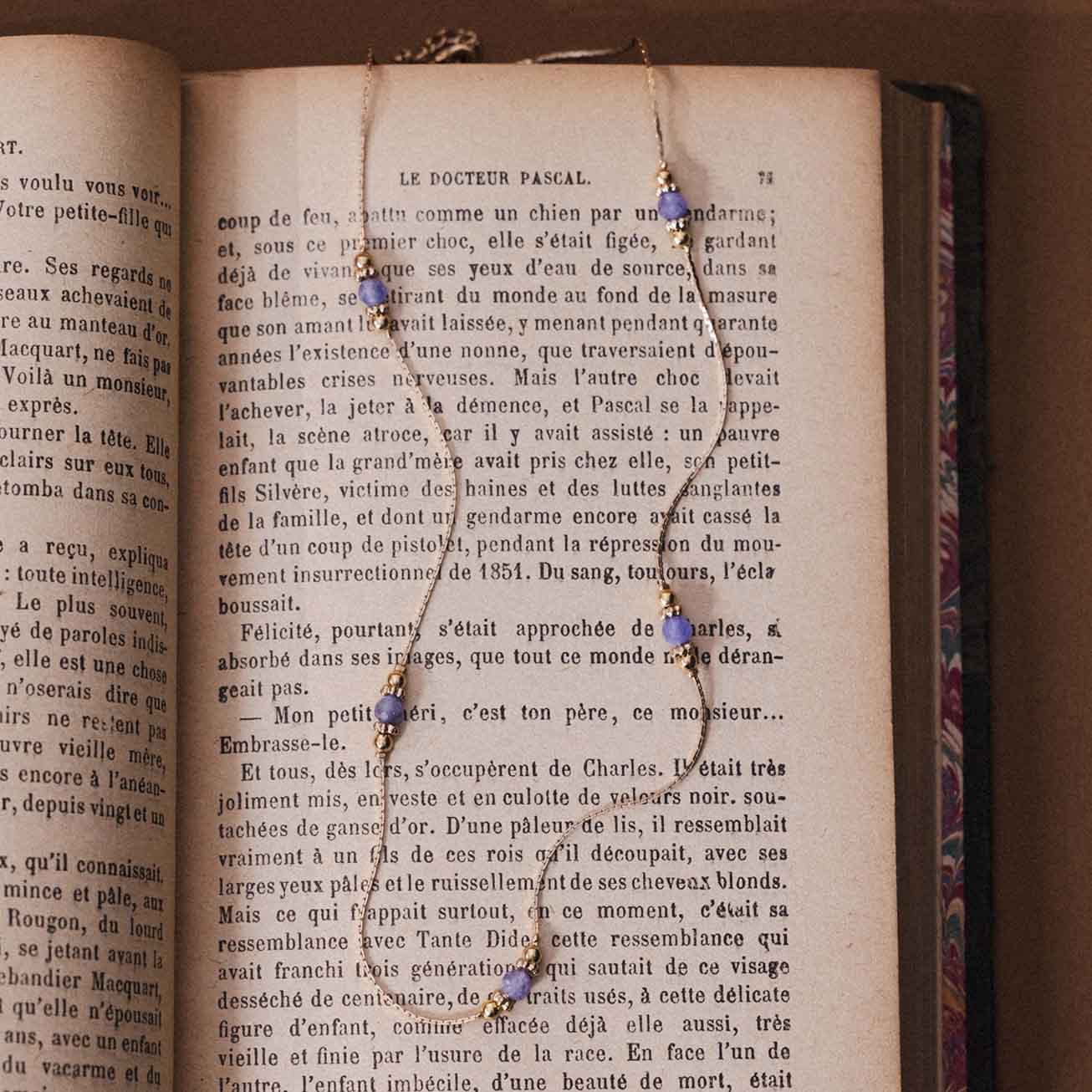 Collar Piedra natal Tanzanita - <i>Diciembre</i>