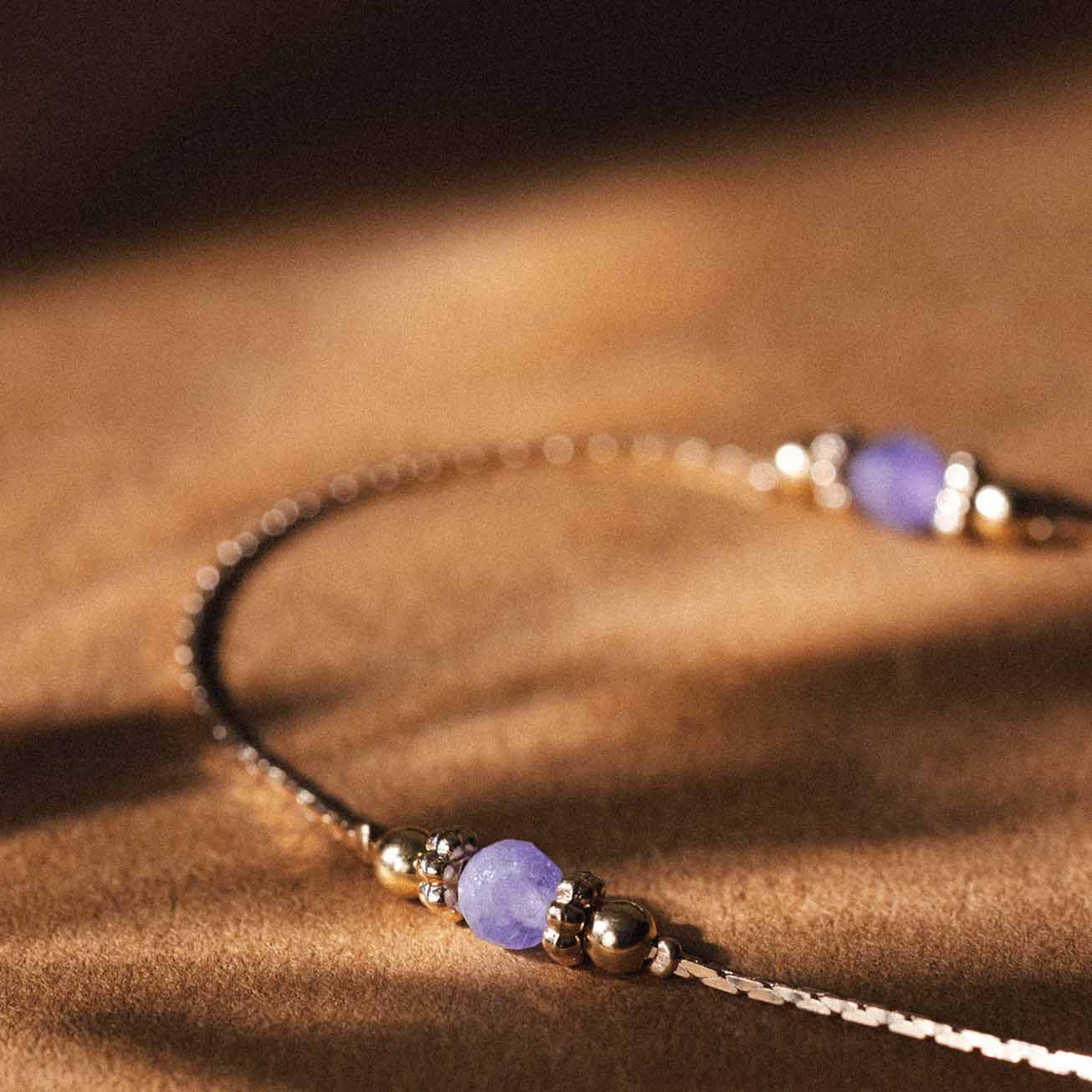 Collar Piedra natal Tanzanita - <i>Diciembre</i>