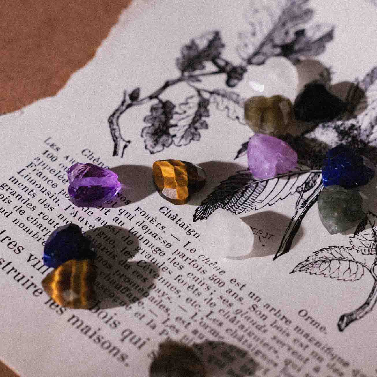 Pulsera corazón piedra Ojo de tigre